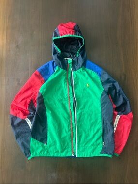 Polo by Ralph Lauren Navy Jacket with Yellow Label